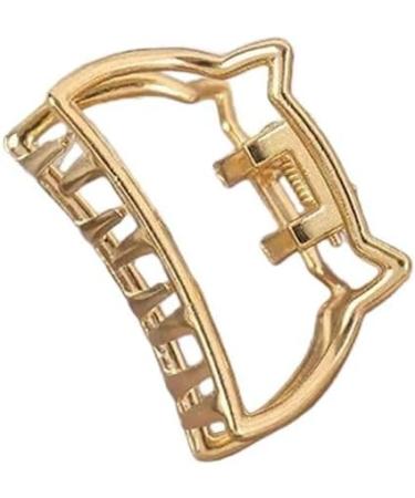 New 2025 Fashion Hollow Heart Metal Hair Clips Mini Gold Geometric Bangs Barrettes Shower Grip Hair Claw Clips New For Fashion Headwear Accessories Jewelry Fashion Accessories Creative Gift - Buy Online on GoSupps.com