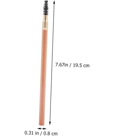 Healvian 2pcs Double Ended Eyebrow Pencil with Brush Eye Brow Pen Eyebrow Pencil Brown Brow Pen Brush Wood - Buy Online on GoSupps.com