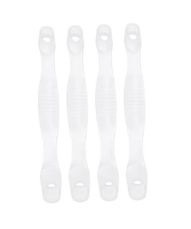 FOMIYES 4pcs Big Toe Splitter Tools for Men Socket Tool Nursing Clip Board Hallux Valgus Toe Stretcher Crooked Toe Alignment Spreader Women Toe Separators Toe Separate Tool Foot Care Tools Transparent 23.5x2.3cm