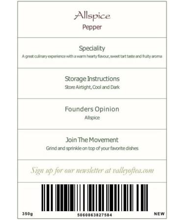 Allspice Whole Berries Organic Spice - All Spice Berry Seasoning - Also called Jamaican Pepper - 350g - Buy Online on GoSupps.com
