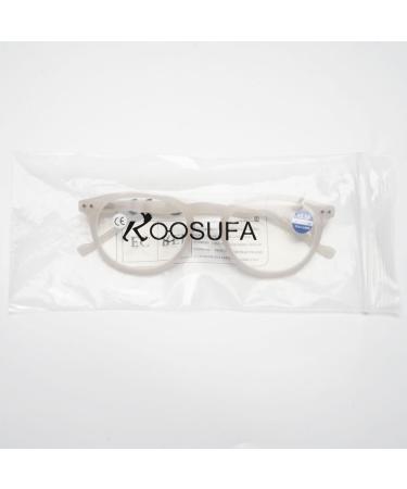 Koosufa Anti-Blue Light Reading Glasses for Men & Women - Oval Round Spring Hinge Visual Aid Available in 1.0 to 4.0 Strengths - Buy Online on GoSupps.com