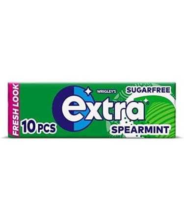 Extra Chewing Gum Sugar Free Spearmint 30 Packs of 10 Pieces - Buy Online on GoSupps.com