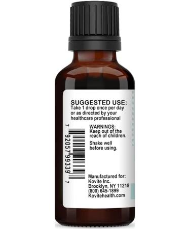 Kovite Kid"s Vitamin D3 Drops 400 IU Alcohol Free- Grape Flavor - 1 fl oz. - Buy Online on GoSupps.com
