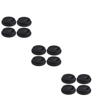 Alipis 12 Pcs Airtight Mug Cover Cute Cup Hot Cup Lids Silicone Lid for Cup Drink Cup Porcelain Cup Glass