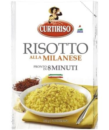 Curtiriso Risotto Milanese Funghi Porcini Asparagi Parmigiana Milanese Porcini mushrooms asparagus Parmigiana 12 x 175 g + Italian Gourmet Polpa 400 g - Buy Online on GoSupps.com