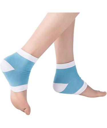 minkissy Vented Heel Socks Moisturizing Foot Socks Features Socks for Women Floral Hair Wreath for Women Blue Women's Socks & Hosiery Moisturising Gel Heel Socks Heel Pad Spa Men and Women - Buy Online on GoSupps.com