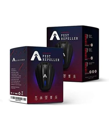 2023 Ultrasonic Pest Repeller Plug-in - Indoor/Outdoor Electronic Repellent for Rat, Bat, Mouse, Squirrel, Bug, Bee, Ant, Spider, Wasp, Cockroach, Fly, Mosquito, Rodent, Termite, Roach - Black - Buy Online on GoSupps.com