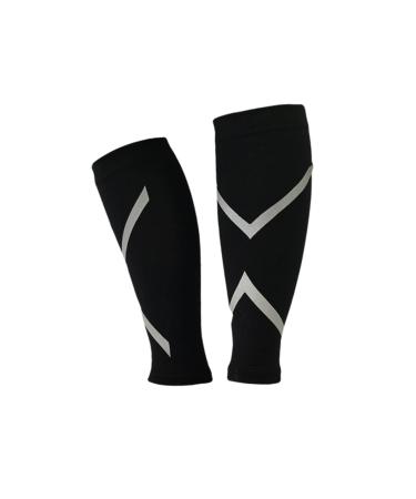 Mobestech Compression Socks - Calf Sleeves for Football & Night Runs | Large Black - Buy Online on GoSupps.com