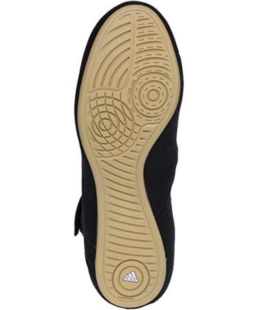 adidas Men's HVC Wrestling Shoe 10 - Black/White | Lightweight & Durable - Buy Online on GoSupps.com