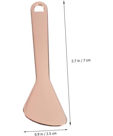  Healvian Healvian 2 Pieces Rich Spoon Makeup Kit Makeup Kit Facial Massager Eye Massager Reusable Makeup Scoop Cosmetic Mixing Spatula Face Cream Spoon Makeup Spoon Alloy Golden - Buy Online on GoSupps.com