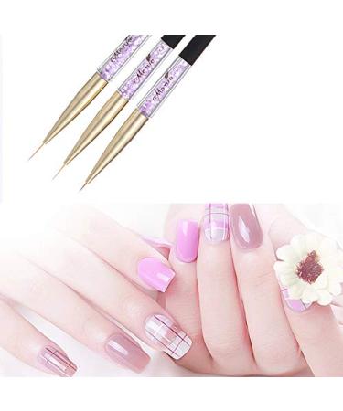 Nail Art Dotting Pens - 3 Piece Set for Manicure Painting & Drawing | Black Nail Tools - Buy Online on GoSupps.com