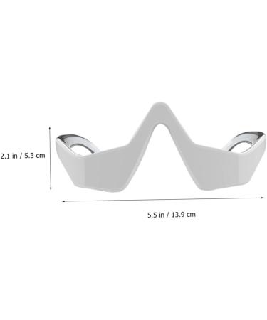 Solustic Eye Massage Device | Stress Reduction & Eye Care Tool | White Plastic Massager - Buy Online on GoSupps.com