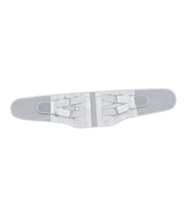 FRCOLOR Support Breathable Waist Supporter Lumbar Support Lumbar Corset Brace Judge Hammer Heart Bun Carpal Tunnel Wrist Brace Back Support Brace Protection Steel Plate Support Belt L Grey