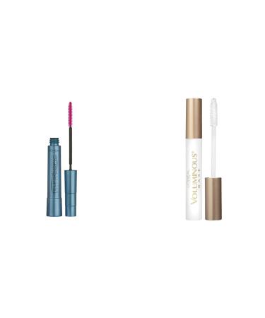 L'Or al Paris Telescopic Lengthening Mascara + Voluminous Primer Mascara Waterproof Black Mascara + Mascara Primer