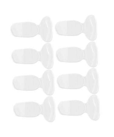FOMIYES 4 Pairs Silicone Half Size Mat High Heel Insoles Women Shoes Heels Heels Insoles for Heels Silicone Shoe Heel Pads Protective Heel Pad Soft Sticker Invisible