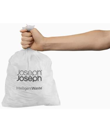 Joseph Joseph IW2 Compostable Bags - 50 Pack for Food Waste Biodegradable 4L Garbage Bags - Eco-Friendly & White - Buy Online on GoSupps.com