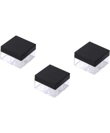 FOMIYES 6 pcs Grids Cosmetic Portable Puff Without Powder Case Makeup Loose Bottle Square Empty Four Size 2x2pcs As Shownx2pcs - Buy Online on GoSupps.com