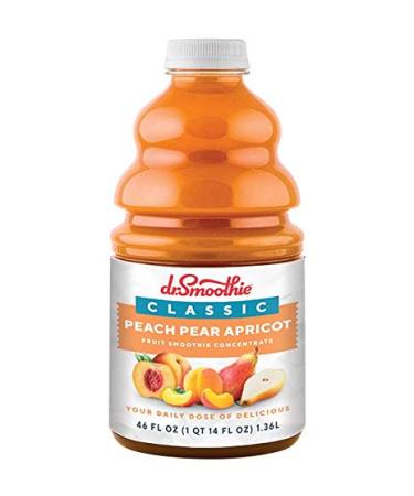 Dr. Smoothie Classic Peach Pear Apricot Smoothie Concentrate 46oz 2/Pack