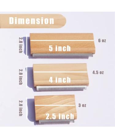 Disadriculation Brush for Dogs Cats Horses & Goats | Small 3-Inch Tool for Underfell Scales & Flakes Removal - Essential Grooming for Pets & Farm Animals - Buy Online on GoSupps.com