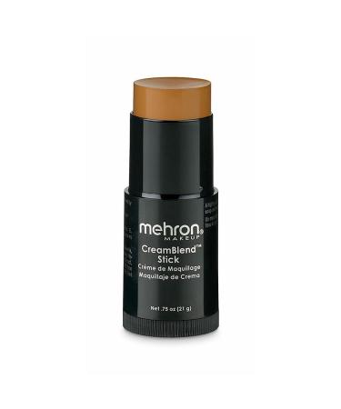 Mehron make-up camblend stick |Face painting body painting and primer creamy make-up |Body color pen (Dark 0) 21 grams Dark 0