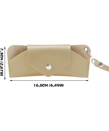 Shop Artibetter Yellow Leather Glasses Bag Set - Portable Sunglasses Case Holder - Stylish & Functional - Buy Online on GoSupps.com