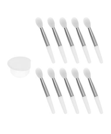 FRCOLOR Silicone Lip Brush Set - 4 Pcs Exfoliating Lip Scrub & Balm Applicator - White Lip Gloss Makeup Tools for Travel - Buy Online on GoSupps.com