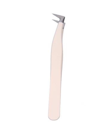 Eyelash Applicator Tweezers Eyelash Tweezers Narrow Curved Tip Stainless Steel Precise Easy to Use Lightweight for Home