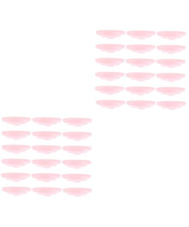 Didiseaon 40 Pairs Eyelash Silicone Patch Silicone Eyelash Perming Curler Make up Kit Lash Lift Supplies Eyelash Lift Kit Lash Tool Lash Kit Silicone Makeup Tool Curly Pink Extend Silica Gel