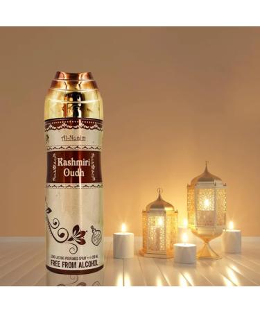 Kashmiri Oudh Oud 200ML Deo Eau De Parfum Alcohol Free Perfume Long Lasting Fragrance Unisex 6.76 -Floz Spray - Buy Online on GoSupps.com