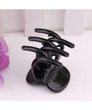 BeeGift Medium Claw Clips - 12 Pack Black and Brown Classics for Women and Girls, Ideal for All Hair Types, Plastic Hair Claw Accessories - Buy Online on GoSupps.com