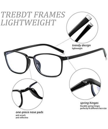 Suertree Blue Light Filter Reading Glasses 3 Pack | Computer Glasses PC Gaming UV Protection | 1.5x & +1.5 Dioptria | Black 3PC for Men - Buy Online on GoSupps.com