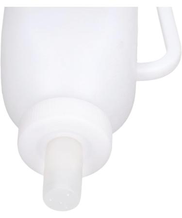 Uadme 1L Calf Milk Bottle - Horizontal Feeding Cup for Cows - Breastfeeding Milk Dispenser with Removable Pacifier - Buy Online on GoSupps.com