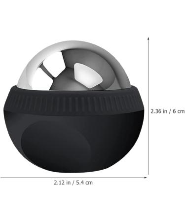 Buy Minkissy 304 Stainless Steel Ice Massage Ball - Removable Cold Compress for Muscle Relief | Metal Massage Tools & Rollball Massager (Black) - Buy Online on GoSupps.com
