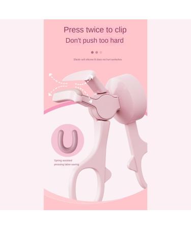 Hfourhnik Electric Eyelash Curler with 3 Heating Model Portable Eye Lash Perm Shaping and Thermal Eyelash Clip Pink - Buy Online on GoSupps.com