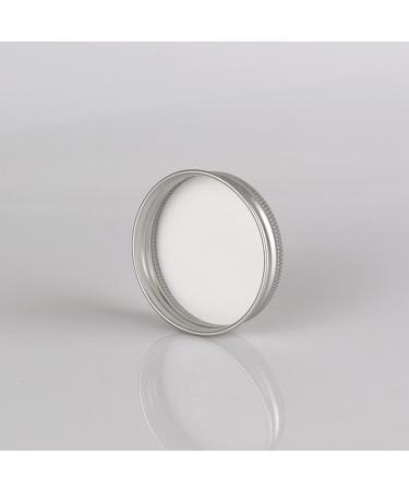 Zeoabsy 10-Pack 30ml Round Silver Aluminum Tins with Screw Lid | Ideal for Cosmetics Candles & Ointments | Includes 5 Spatulas & 1 Etiquette Label - Buy Online on GoSupps.com