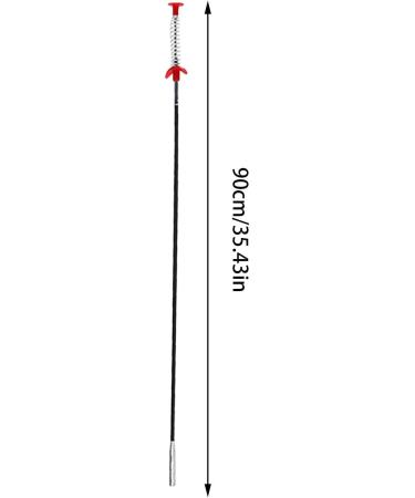 Toilet Unclog Tool - Hose Removal Plumbing Stick with 4 Claws for Unclogging - Reaching Assist Grabber Pick Up Tool for Cleaning Bathroom Kitchen Shower Drain Haoying 0.9 Meters - Buy Online on GoSupps.com