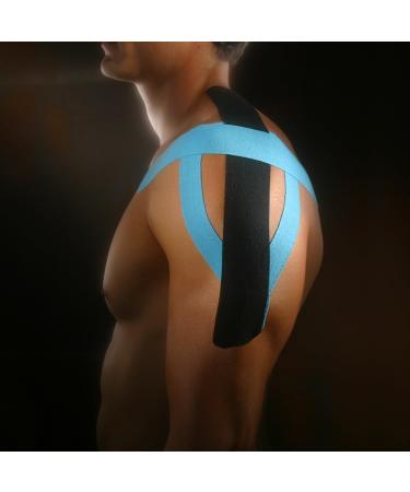 Kinesio Pre-Cut Neck Tape for Pain Relief | International Shipping Available - Buy Online on GoSupps.com