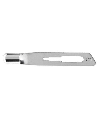 50 pcs No.5 hollow chisel blades foot care blades Kosmetex 50 pcs No.5