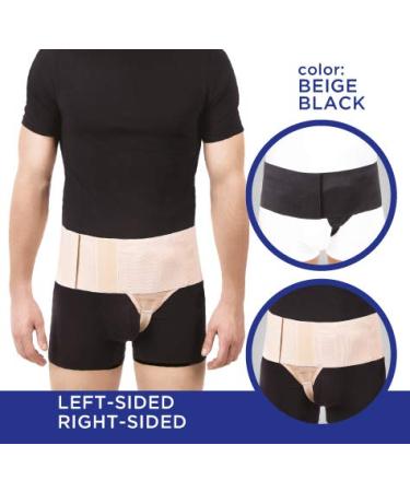 Toros Group Hernia Support Belt - Inguinal Hernia Truss for Men & Women - Right XS - Beige - Effective Protection & Comfort - Buy Online on GoSupps.com