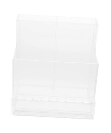 Ipetboom 1pc 13 Storage Rack Plastic Tweezers Hole Nail 10.3x9.7cm As Shown