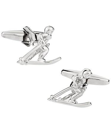 Cuff-Daddy Skier Cufflinks with Presentation Box