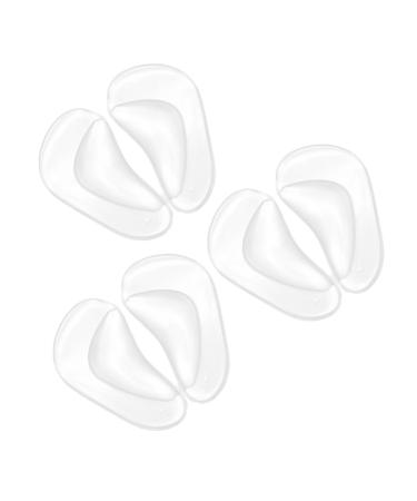 FOMIYES 3 Pair Gel Arch Pads Inserts Heels Pads Heels for Women Dressy Metatarsal Pads Shoes for Women Dressy Heels Womans Heels Flat Shoes Plug-in Men and Women