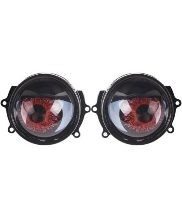 Devil Eyes Light for Cars USB Devil Eye Demon Evil Eyes Headlight Demon Eye Headlights Auto Car Motorcycle Mini Projector Lens Lamp for Any Car Model with Lenses (Flat Mirror) - Buy Online on GoSupps.com