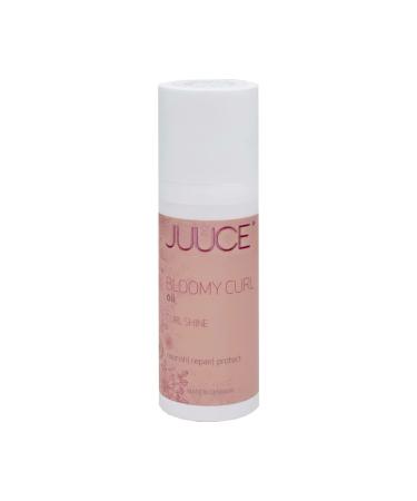 Juuce Bloomy Curl Oil 50 ml - for curly girl method - hair oil for curly hair - with argan oil and vitamin E - result soft and shiny hair
