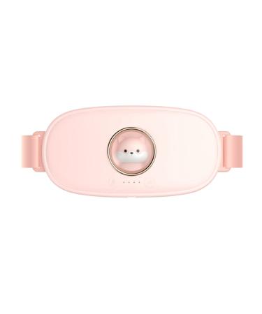 Dariokki heating belt pain relief warm with uterus to warm pain menstruation menstruation menstruation female heated massage belt pink