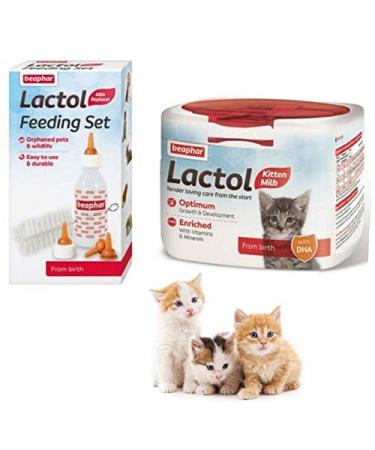 Sipw Beaphar Lactol Kitten Milk Replacement Milk Feeding Set (Lactol + Feeding Kit)
