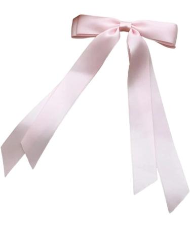 New 2025 Double Layer Ribbon Bow Long Satin Bows Barrettes Hair Accessories Webbing Braid Hair Duckbill Clip Hairpin For New For Jewelry Fashion Accessories Creative Gift - Buy Online on GoSupps.com