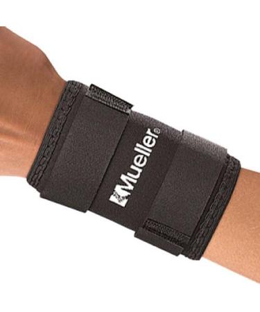 MUELLER Neoprene Wrist Sleeve - Black Large for Pain Relief & Support | International Shipping Available - Buy Online on GoSupps.com