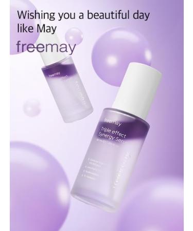 freemay Triple Effect Synergy Serum 50 ml / 1.69 fl oz Hydrating Facial Serum with Bakuchiol & Hyaluronic Acid - Buy Online on GoSupps.com