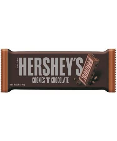 Hershey's Cookies & Chocolate Bar 40g x3 with Cookies 'N' Creme Salted Caramel 90g x3 & Cookies 'N' Creme Bars 40g x3 (9 Pack Mixed Bundle) - Buy Online on GoSupps.com